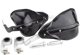 GOOFIT 7/8 '' Motorrad Handbürste Lenkerschutz Guards Handguard Handleba Ersatz für ATV Roller Go Kart Moto Cross Black
