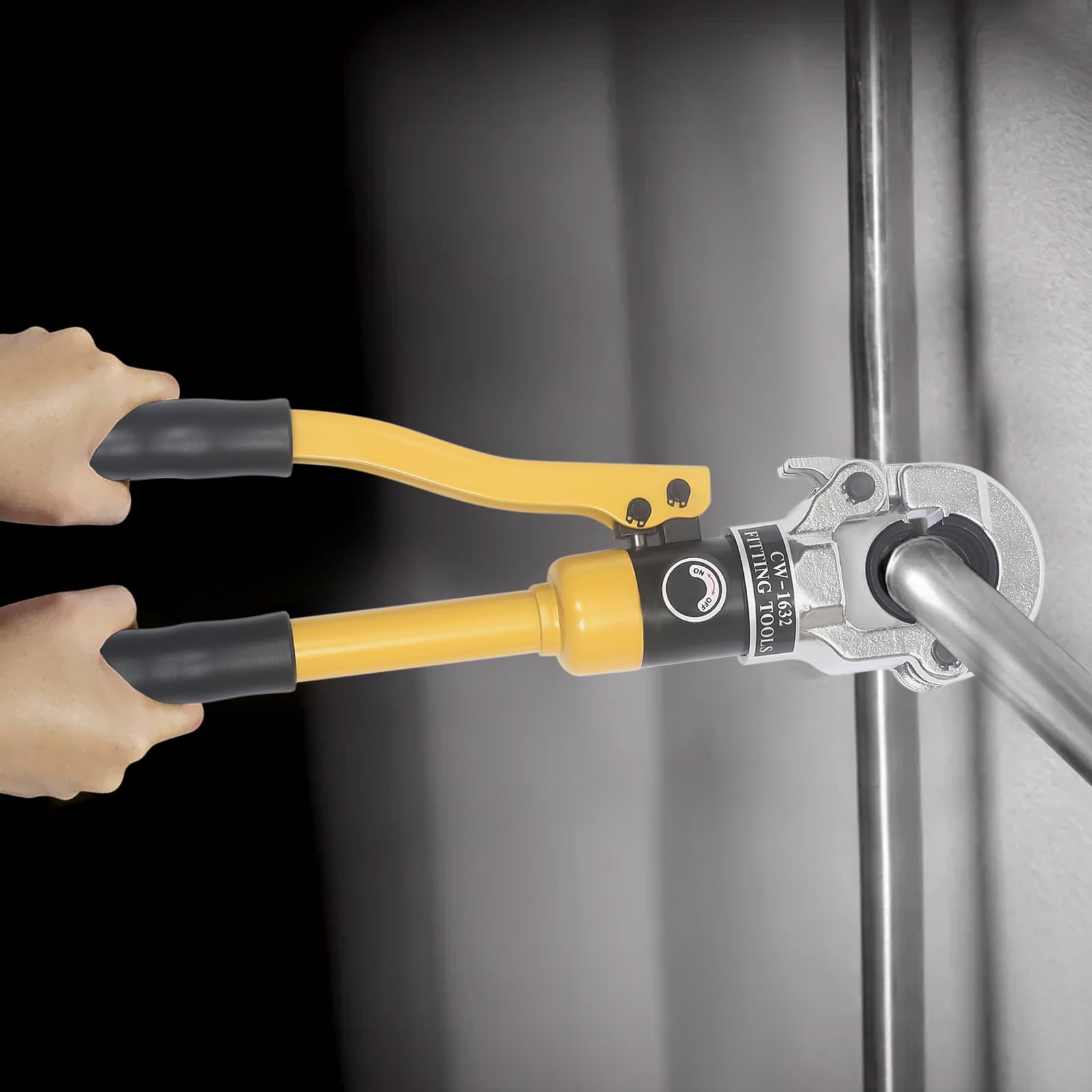 Pinza di crimpatura idraulica Utensili di crimpatura di varie dimensioni per aggraffatura di tubi in alluminio plastica tubi in acciaio ecc. Materiali di alta qualità facili da pulire Design