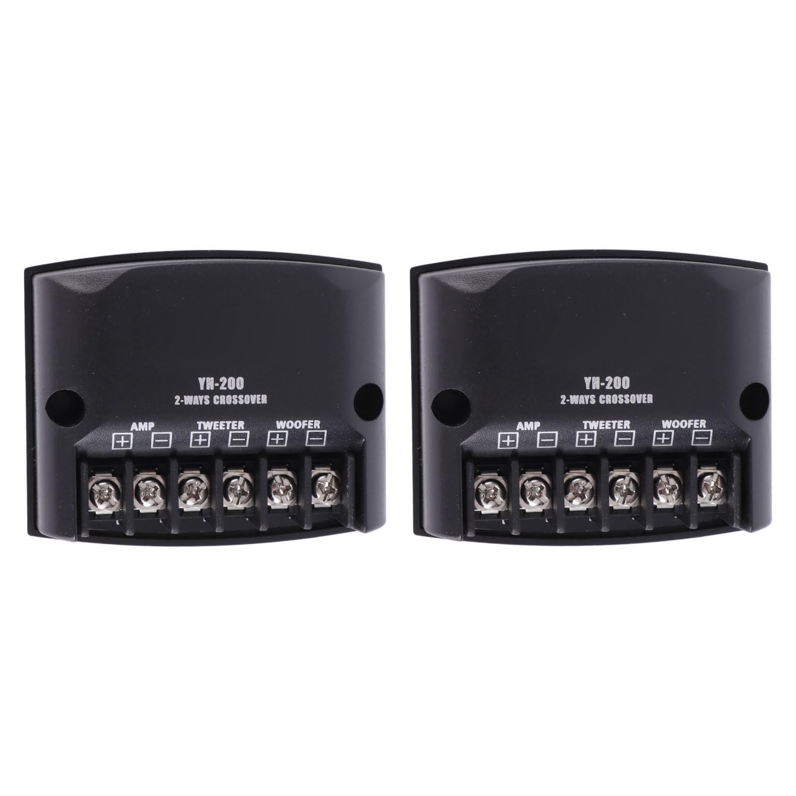 Crossover a 2 Vie, con 2 Pcs ABS e Metallo Crossover Audio per Auto per Parti del Audio 'Auto