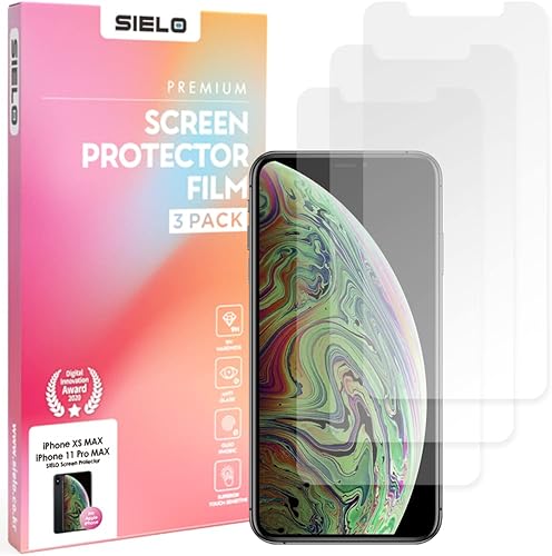 Miniatura 1 de SIELO Paquete de 3 protectores de pantalla mate, dureza 9H, película de PET inastillable y tacto de papel, antirreflejos y antihuellas.