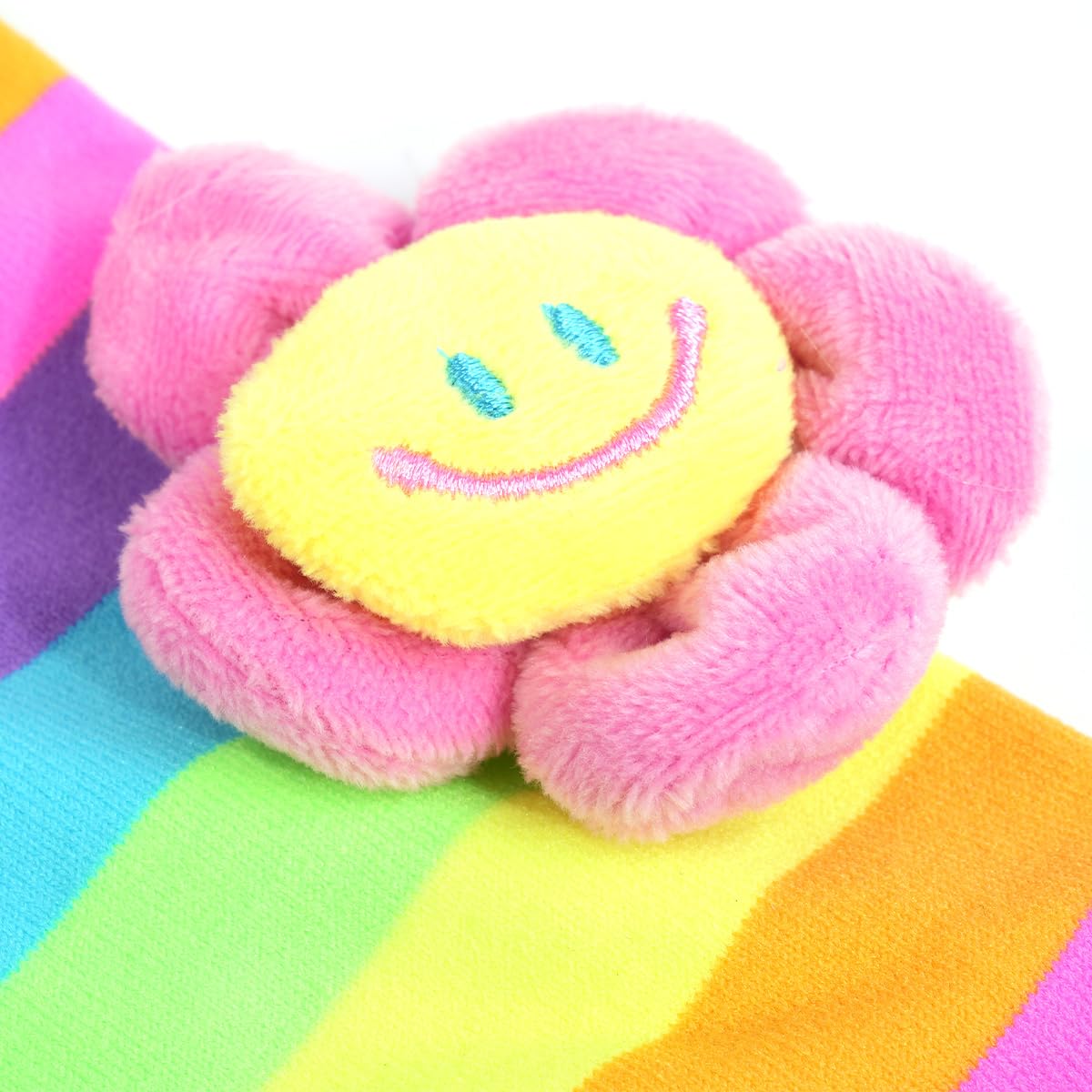 Hsthe Sea Colorful Sunflowers Sunny Smiley Stockings, Christmas Stockings Ages 7-12 Girls, Suitable for Parties Birthdays - Image 4