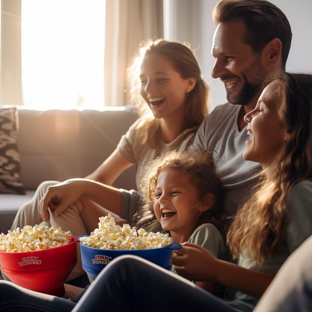 CORN POPPETS | Granos de Maíz para Palomitas con Sal | Palomitas de Maíz Saludables, 100% Naturales, Sin Gluten, Sin Aceite de Palma | Aptas para Máquina de Palomitas y Microondas