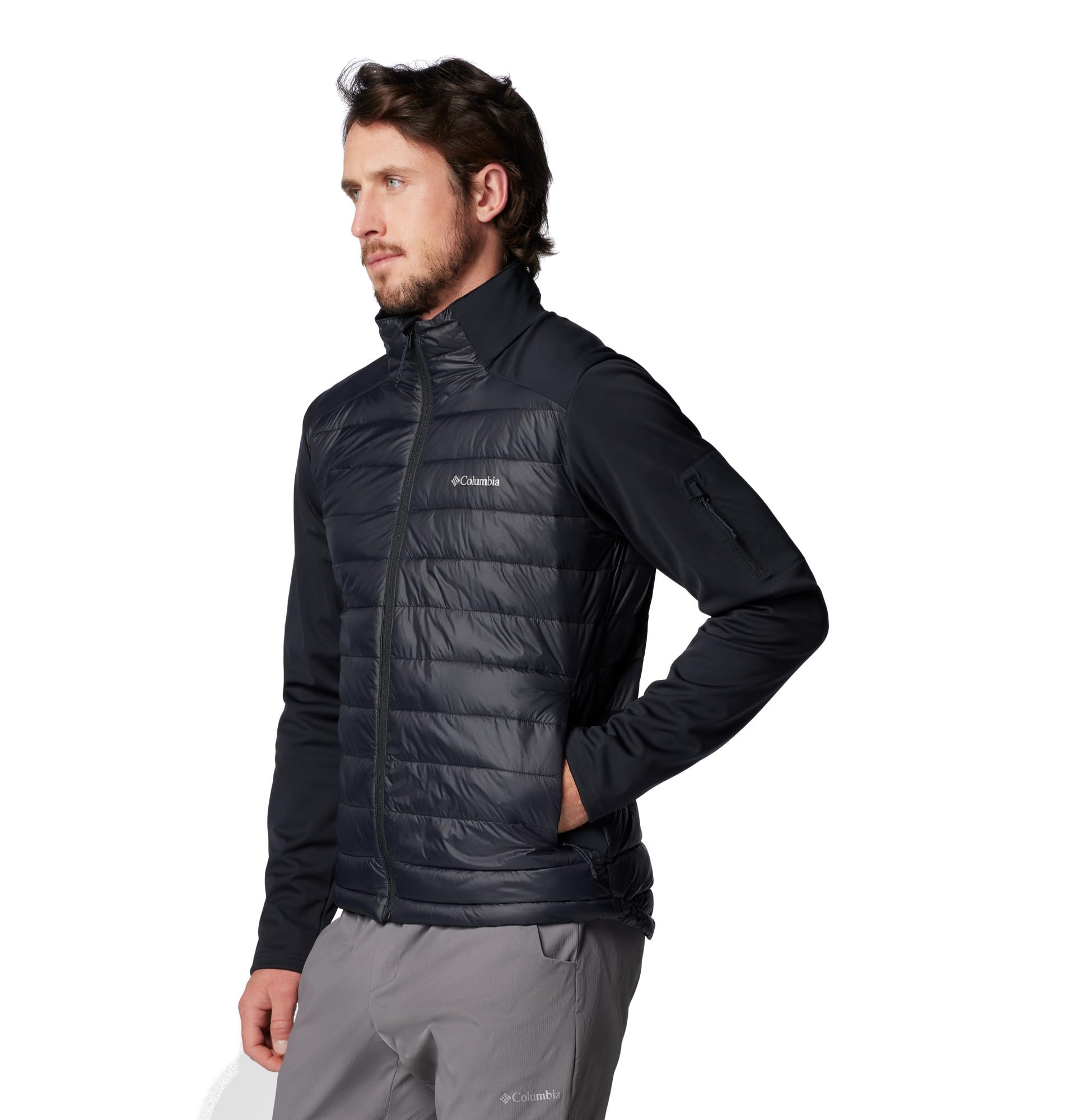Columbia Męska kurtka softshell Tech Hybrid Softshell, czarna, XL