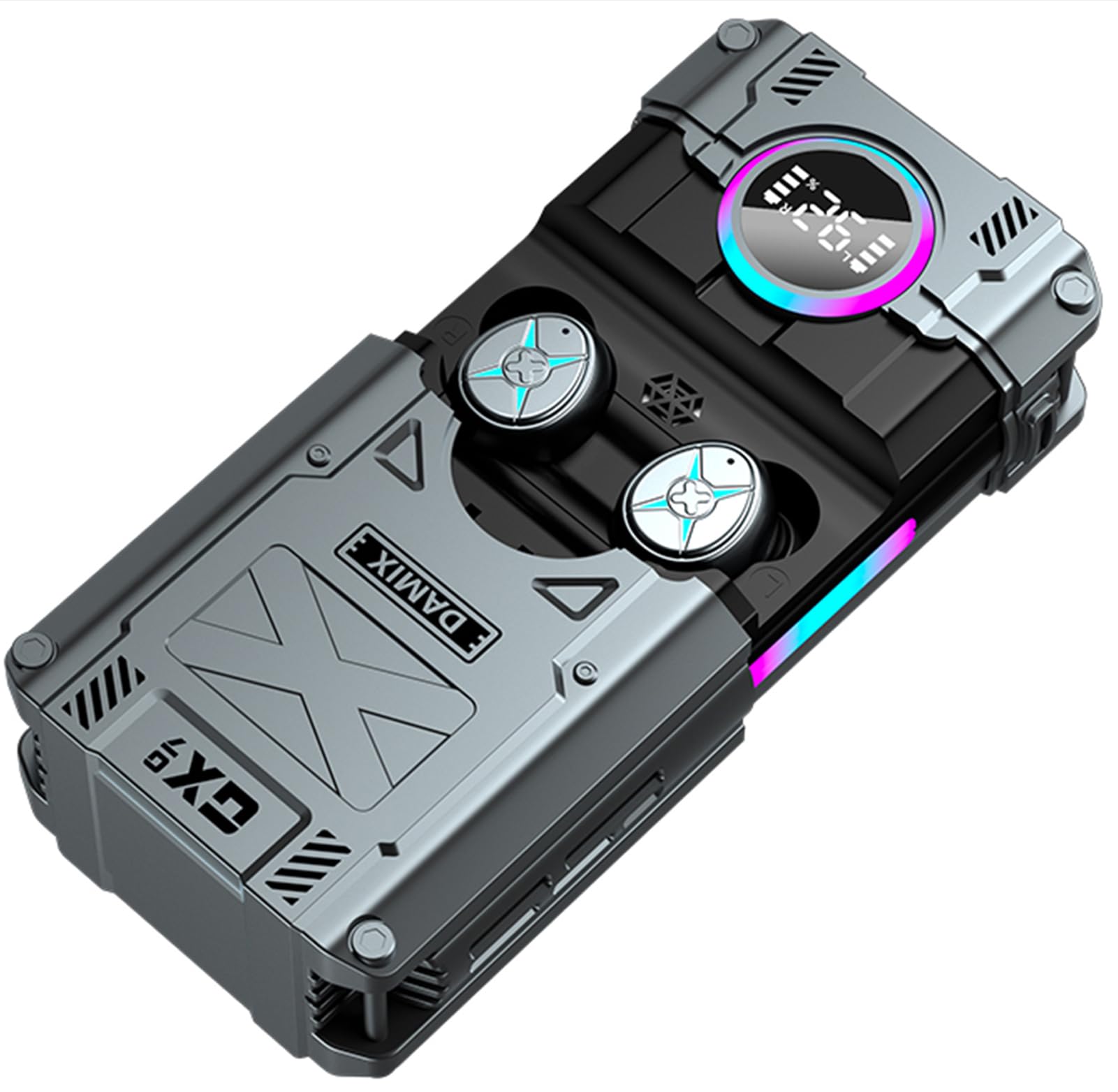 True Wireless Earbuds, 2024 Bluetooth Headphones 5.3 Earbuds, Waterproof Touch Control Ear Buds in-Ear Built-in Mic, with LED Power Display, IP7