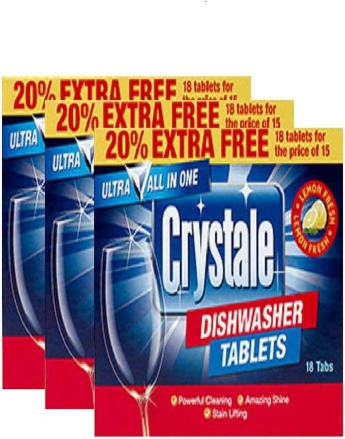 Crystale Starter Combo - Dishwasher Tablets Pack of 3