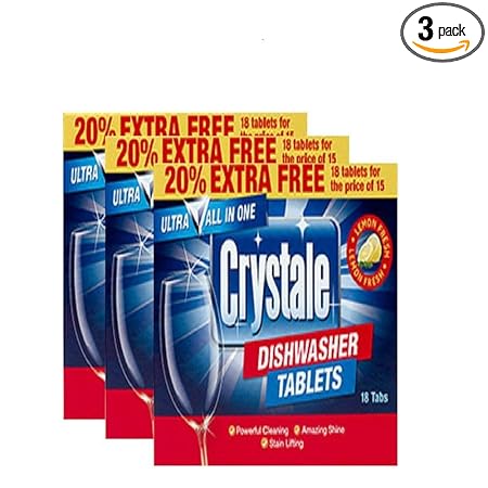 Crystale Starter Combo - Dishwasher Tablets Pack of 3