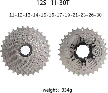 Flywheel Locking Tool Flywheel Puller Fit For SENSAH 12 Speed Cassette Road Bike 11-28T/30T/32T/34T 12V Flywheel K7 12S Freewheel For 11S HG HUB(12 Speed 11-30T)