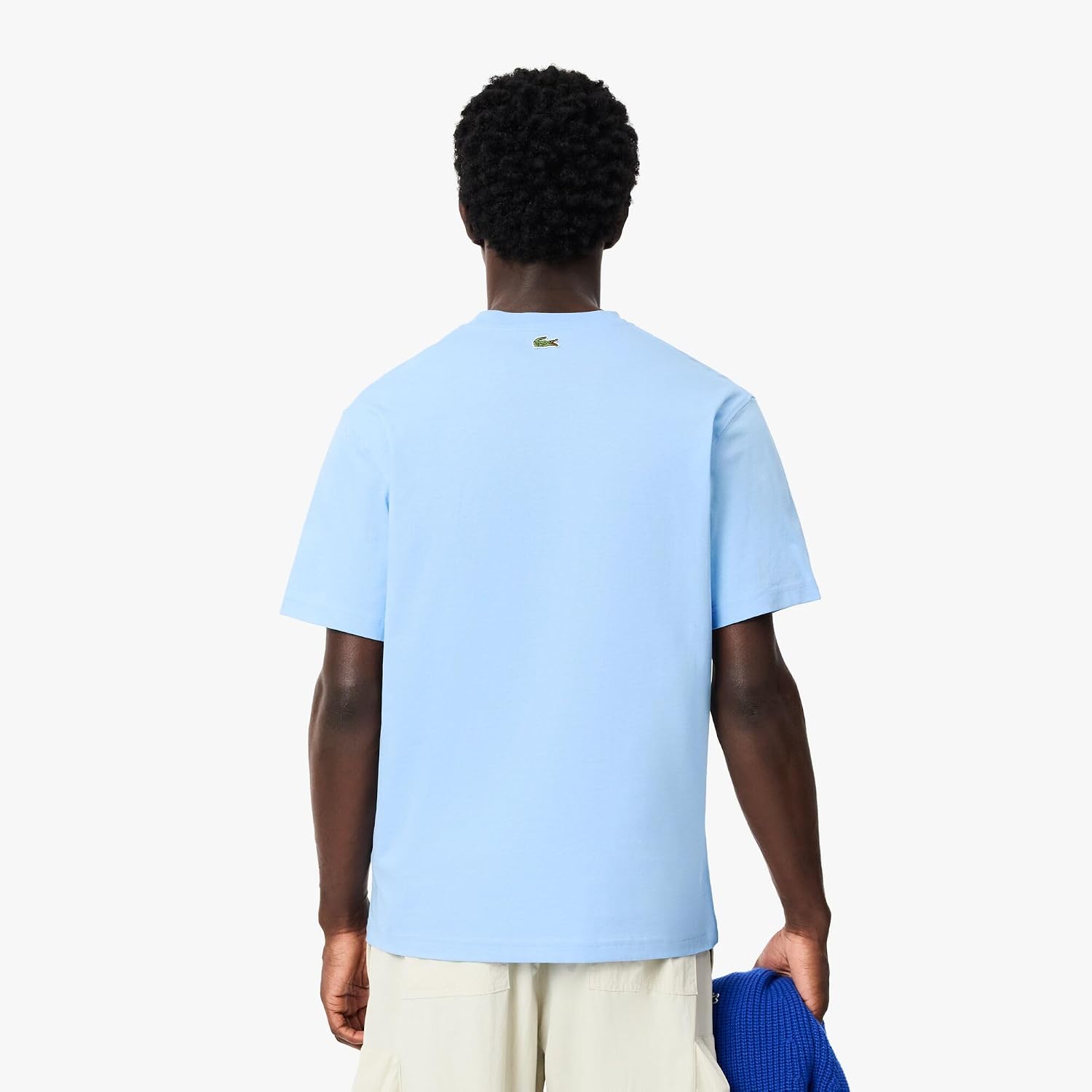 Lacoste Men's Signature Print Cotton T-Shirt