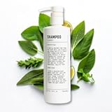Men's Natural Shampoo – Organic, Sulfate-Free, Paraben-Free – Deep Cleansing & Hydrating – Classic Scent (Bergamot, Sage, Patchouli) – Made in America– 16 oz