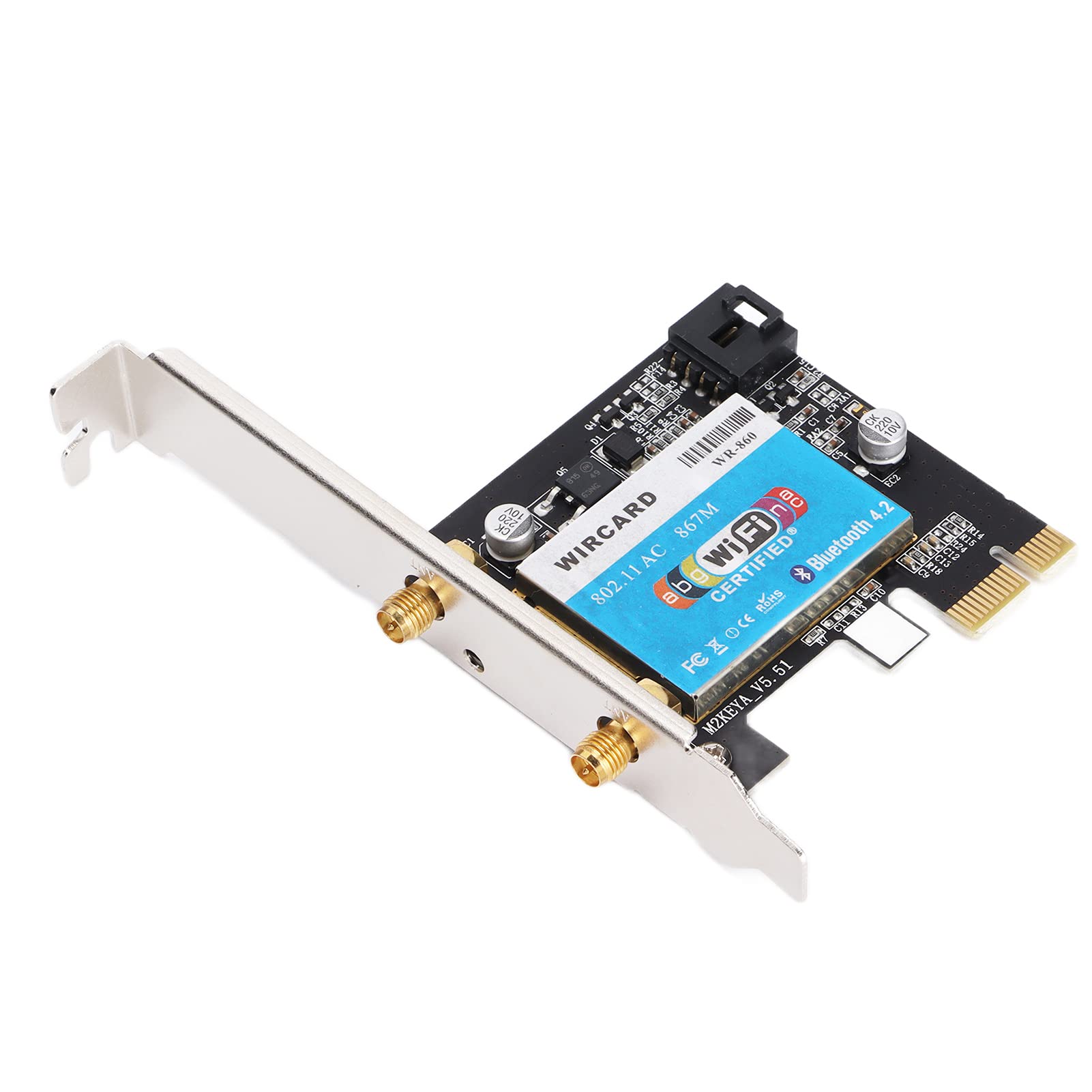 Carte RéSeau Double FréQuence RTL8821AE M.2 NGFF 2230 Carte RéSeau Sans Module WIFI Adaptateur