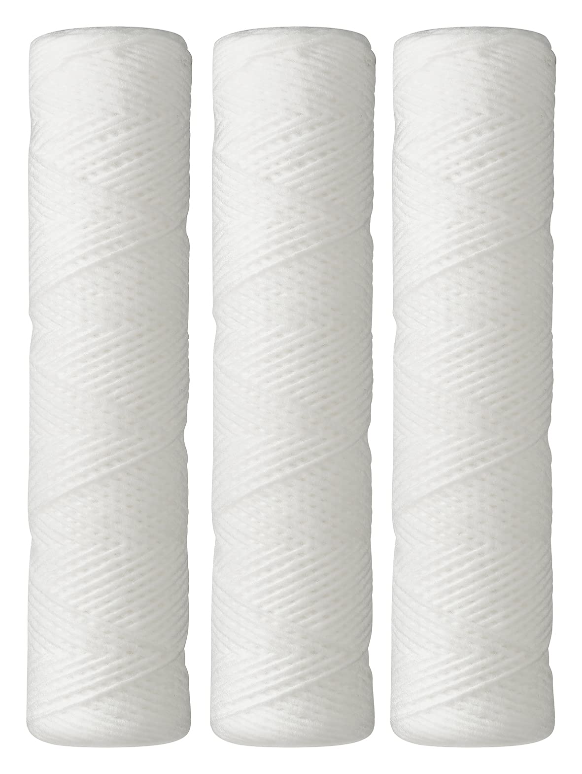 Pack de 3 Cartuchos de Hilo Anti-Impurezas | Filtración Eficaz de Partículas en Agua Doméstica | Formato Económico | Eficacia 6 Meses | ORIA