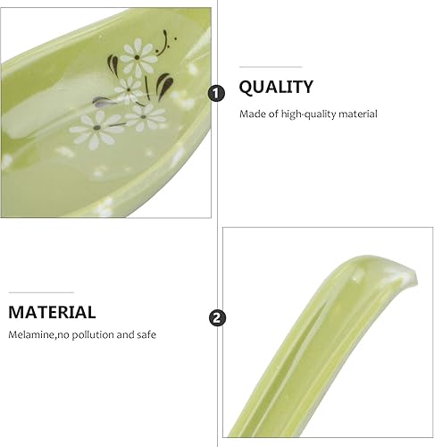 Miniatura 7 de Cucharas de sopa chinas  Cucharas de melamina, cucharas de servir de mango largo para el hogar, cocina o restaurante, juego de cucharas de cena 8