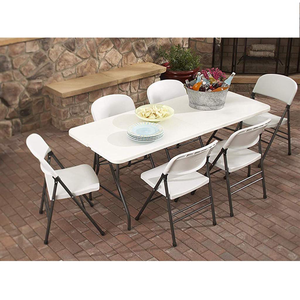 Urbancart Durable Heavy-Duty Portable HDPE Folding Table for Indoor, Outdoor, Picnic, Party, Camping (70 * 30 Inches) 4