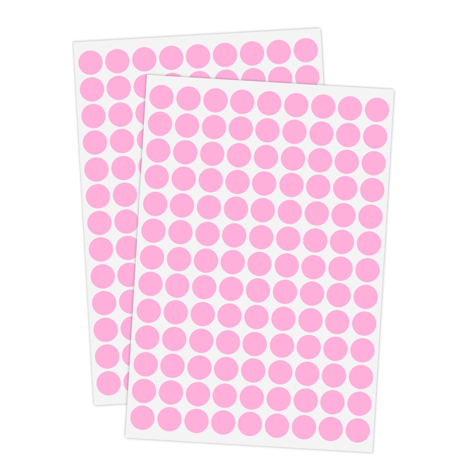 Amazon.com : Ouzoustate 2340 PCS Pink Circle Dot Stickers 1/2