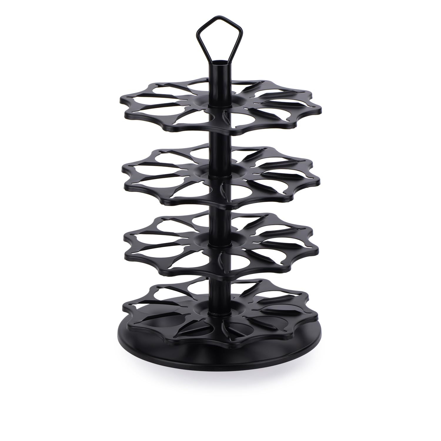 HiveNets Vertuo - Supporto a 4 livelli per cialde da caffè (40 capsule) in metallo con giradischi in EVA e rivestimento a polvere resistente alla ruggine