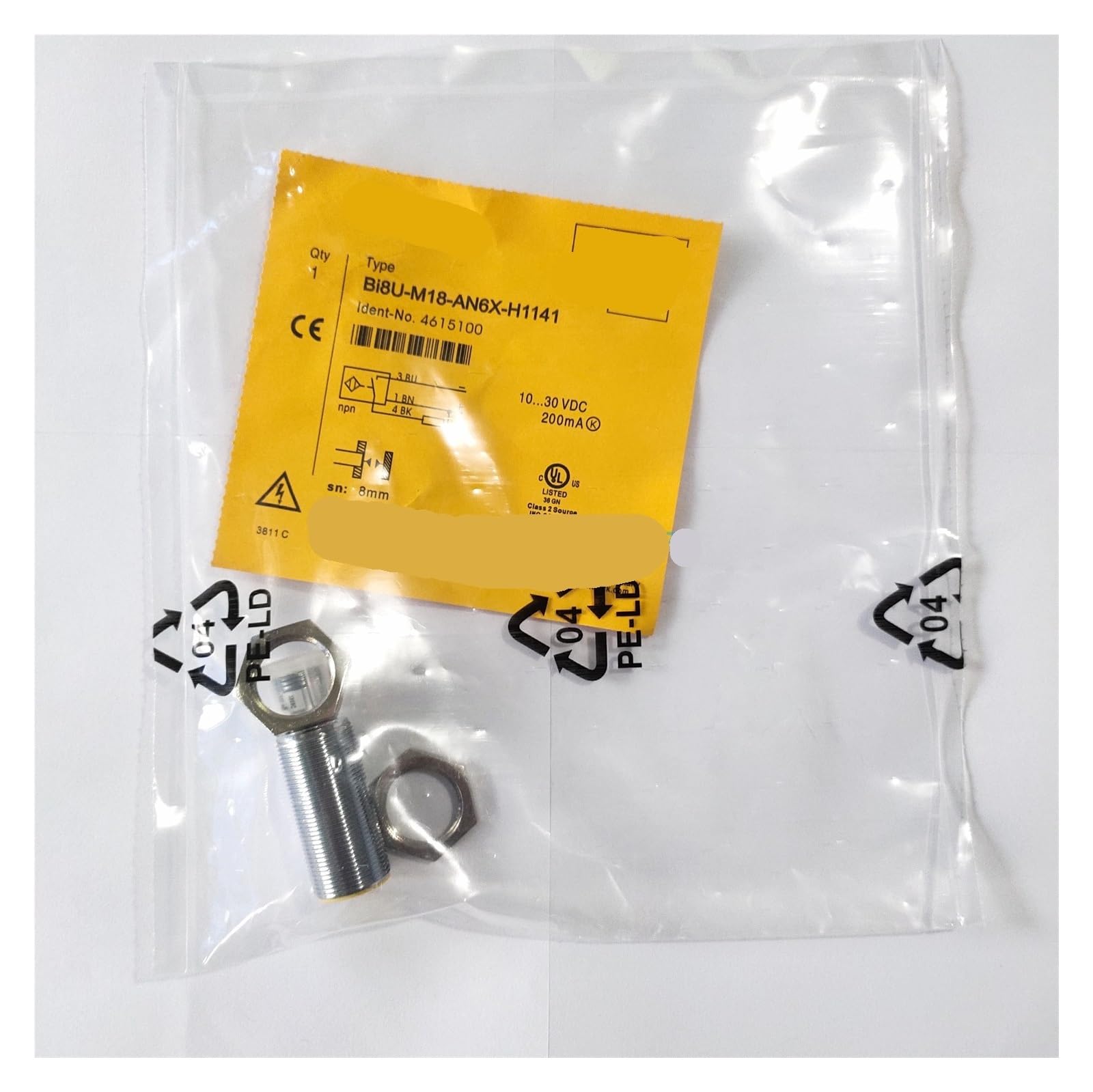 LEOTNNDQ Bi8U-M18-AN6X-H1141 BI8U-M18-AP6X-H1141 Proximity Switch Sensor(Bi8U-M18-AN6X-H1141)