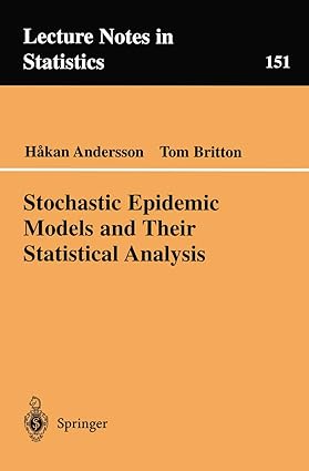 Stochastic Epidemic Models and Their Statistical Analysis (Lecture Notes in Statistics, 151)-Wow! eBook