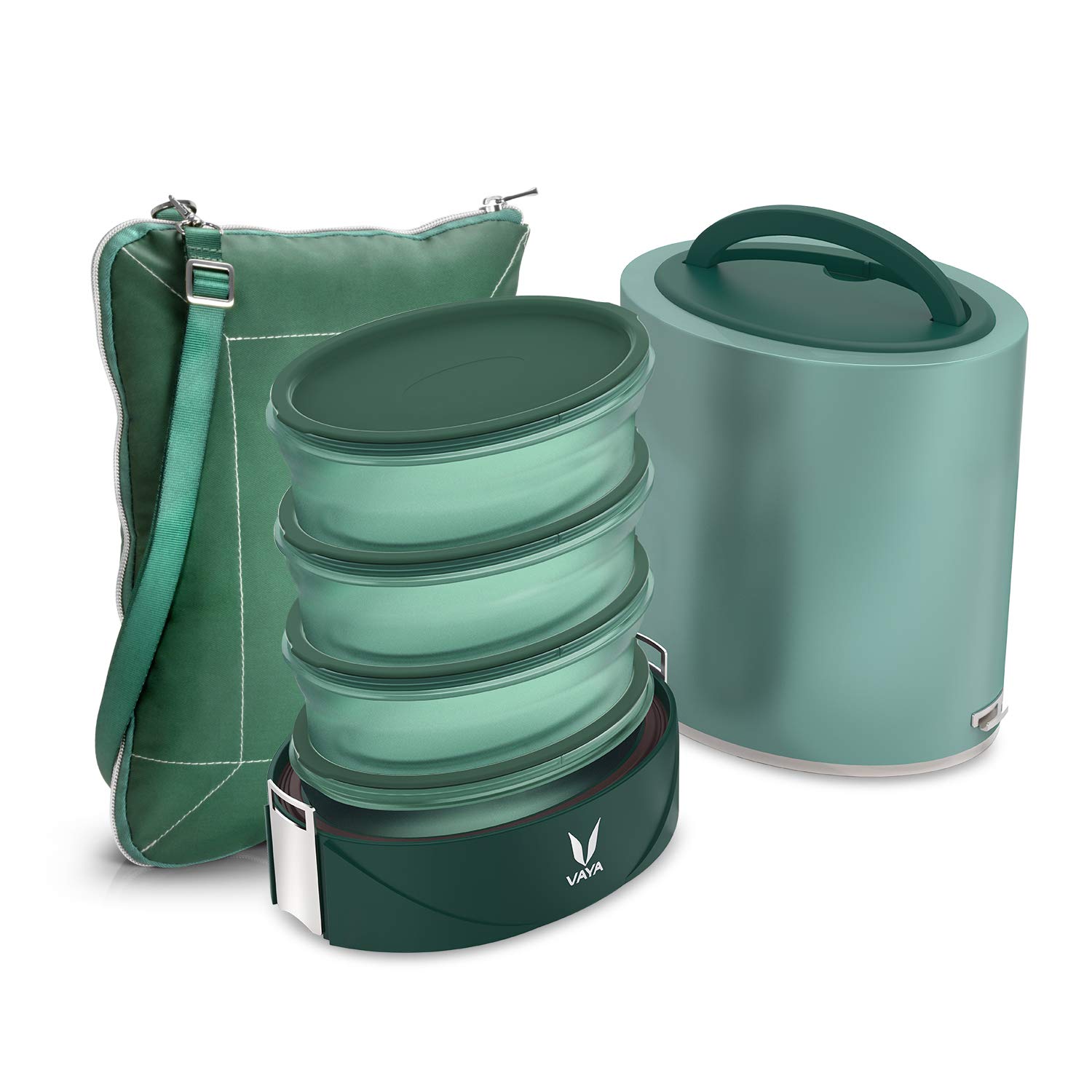 Buy VAYA Tyffyn Flex Lunch Box for Office for Adults,1200ml with 4