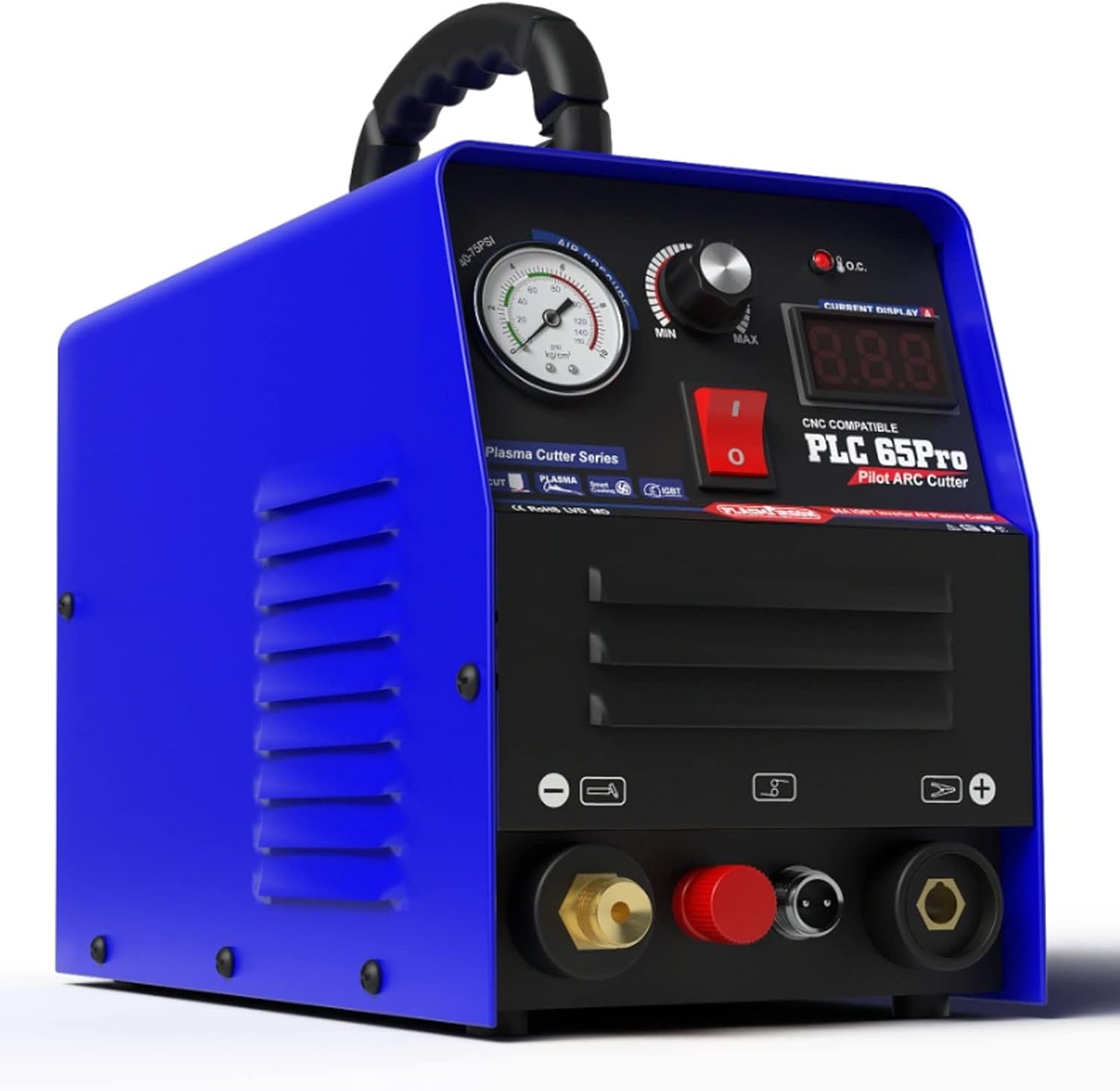 Amazon PLC65P 65Amp プラズマカッターマシン プラズマカッター パイロットアーク プラズマ切断装置 110/220V