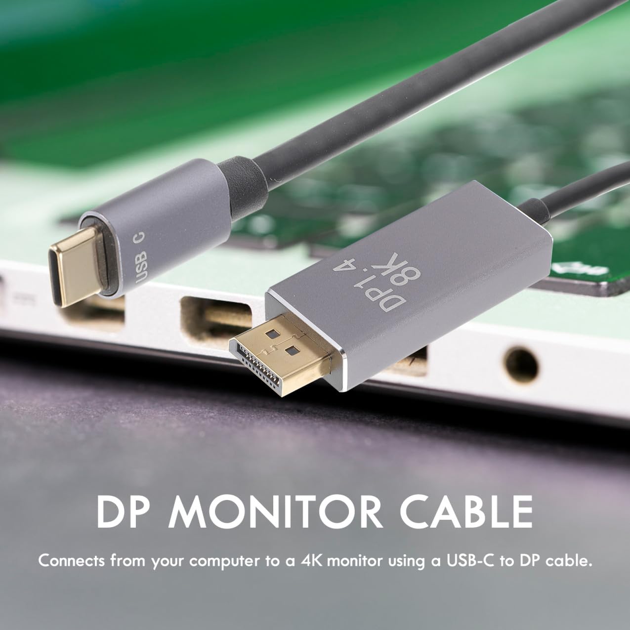 Mobestech 5pezzi Cavo USB c Adattatore per Monitor Compatibile con PRO Air Book per Conferenze e Presentazioni