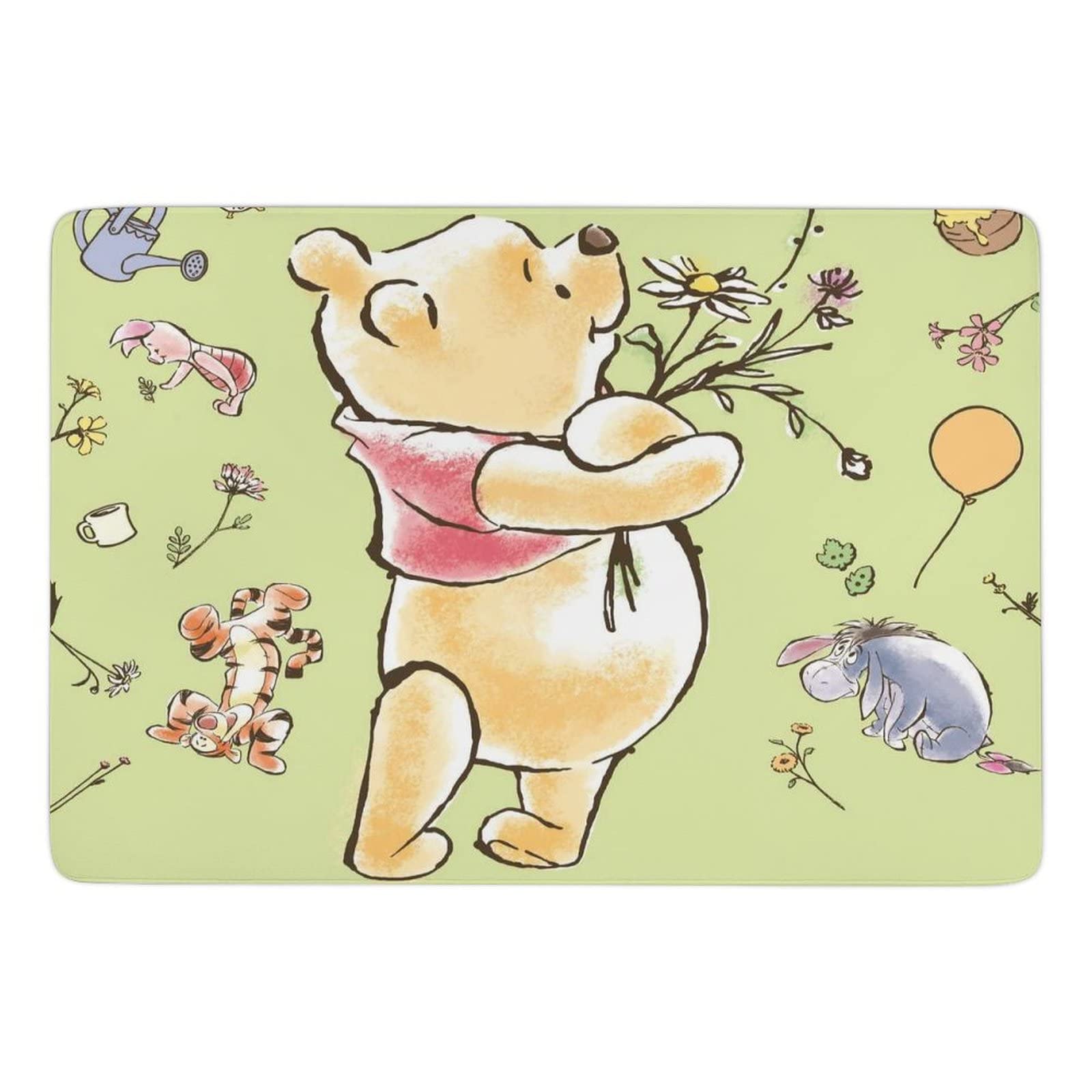 Amazon | くまのプーさん ラグ カーペット 洗える ラグマット 滑り止め