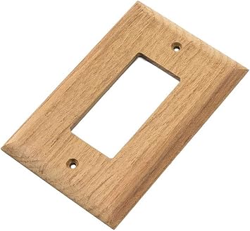 Whitecap Teak Whitecap 60171 Teak Ground Fault Outlet Cover