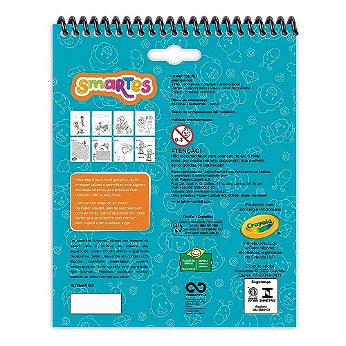 Bloco de Atividades Para Colorir Smartes Faber-Castell