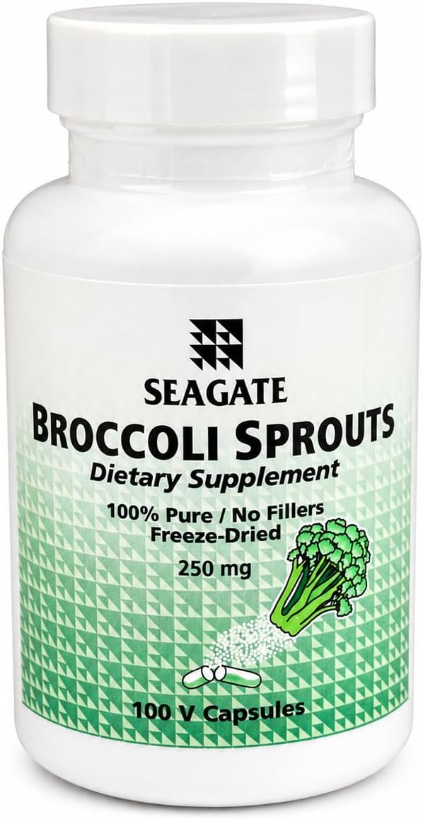Seagate Products Broccoli Sprouts 250 mg 100 Capsules