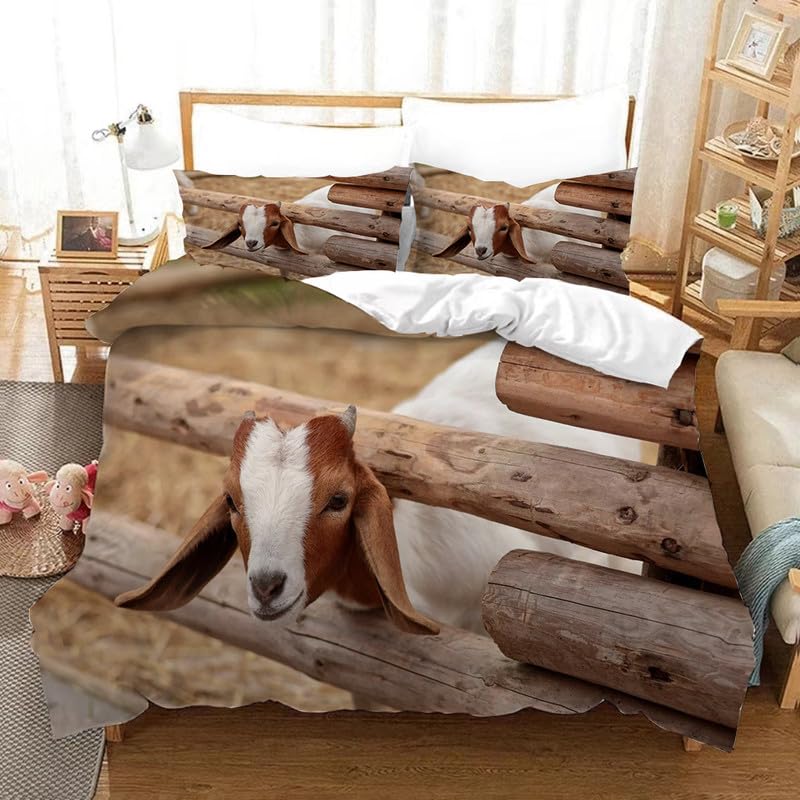 Housse de couette 90x190 mouton beige, le cadeau personnalisé pour enfant