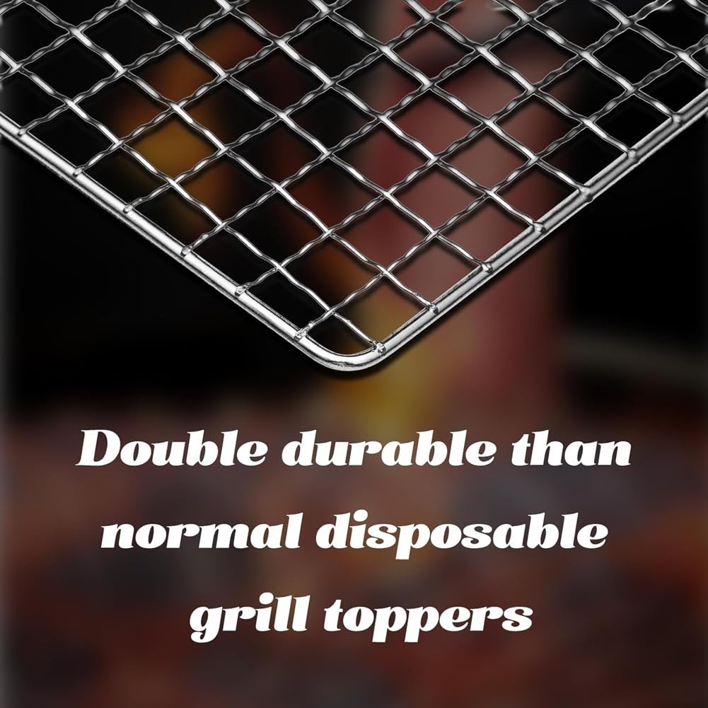 Griglie usa e getta, 10 pezzi di ricambio per griglia da forno, accessori per barbecue per griglie per affumicatori all'aperto, 30 x 40 cm