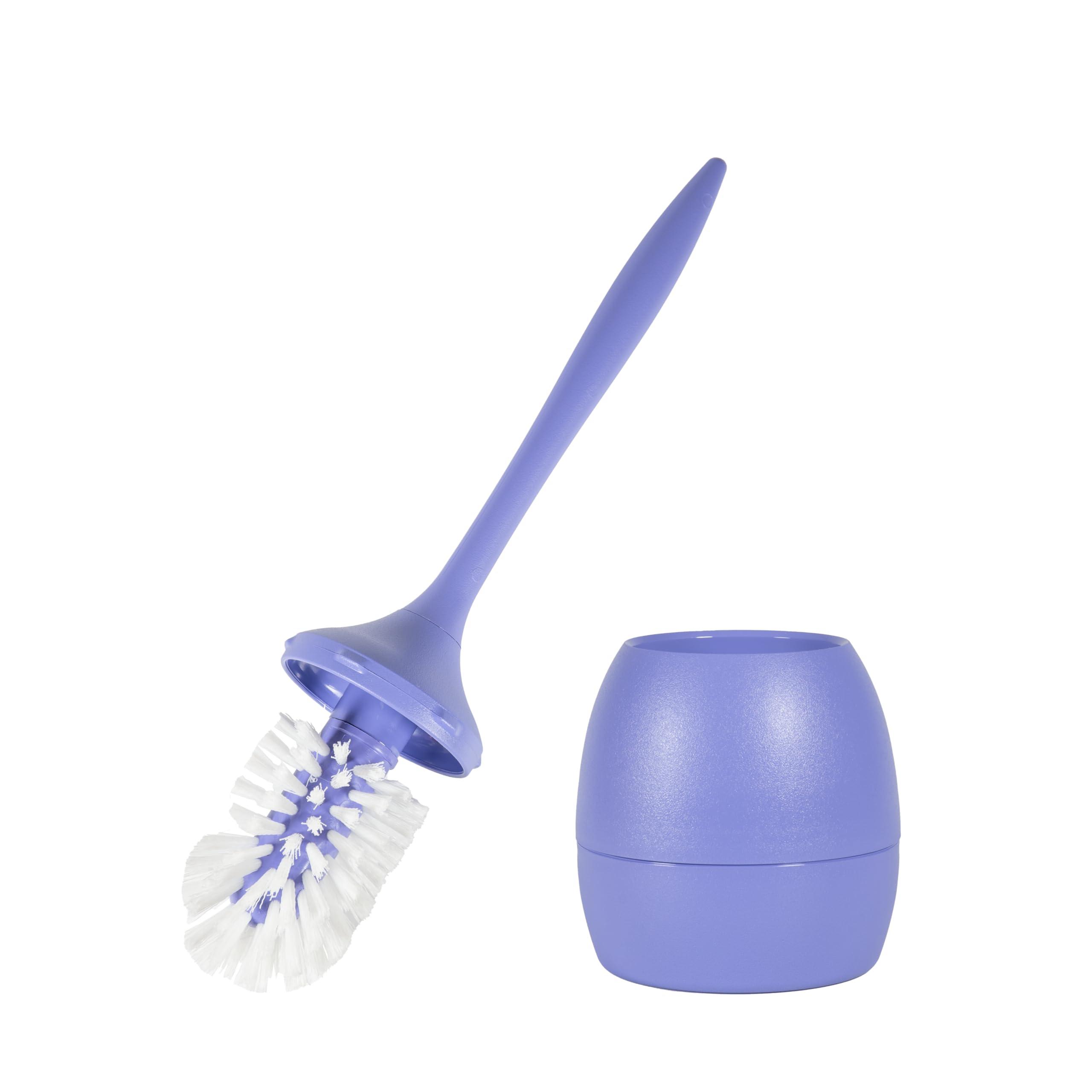 Ai Collection Toilet Brush, Poco Brush, Lavender, Diameter 4.7 x Height 13.8 inches (12 x 35 cm), Integrated Storage Case, Made in Japan