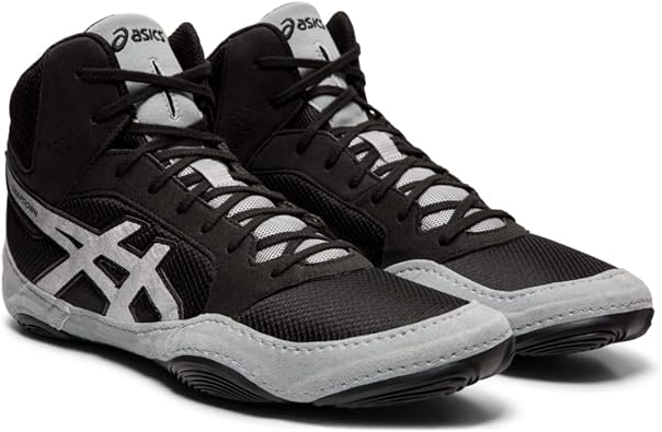 ASICS Uni Snapdown 2 Wrestling Shoes, Black/Silver, 24, multicolor black / silver