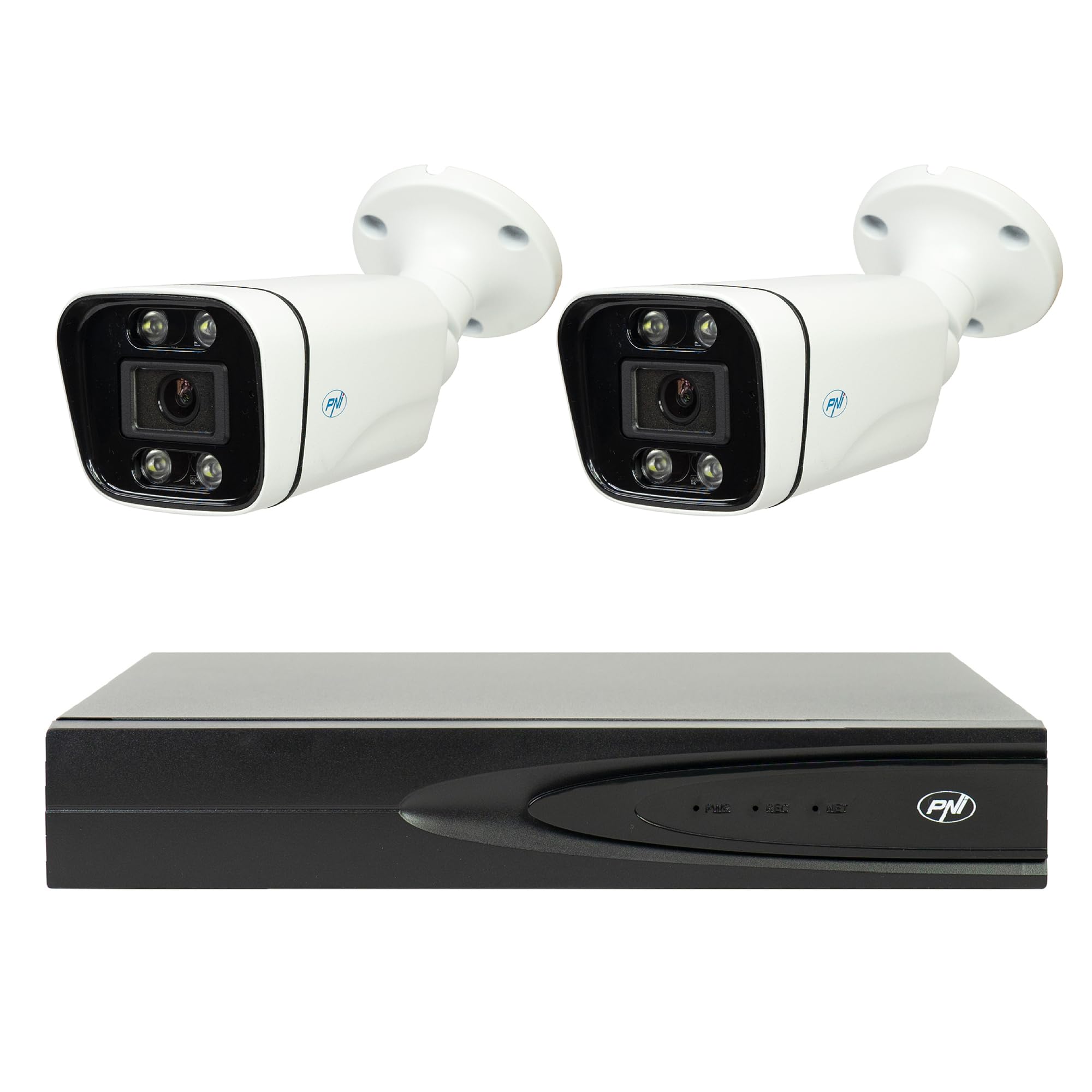 NVR - Pacchetto di videosorveglianza POE, 2 telecamere