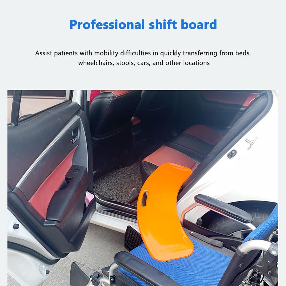 Tabla de transferencia para pacientes o Handica de silla de ruedas a la cama, el inodoro, la bañera, el coche, capacidad de carga de 330 libras, azul cielo