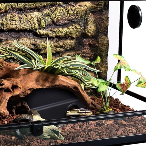 Toddmomy Reptile Hide Box - Reptile Hideouts Snake Hiding Shelter, Provides Security and Safety, Easy to Clean, for Snakes Lizards Amphibians, 9.4" x 6.8" x 2.4" — view 6