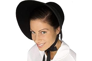 Amelia Bedelia Costume Accessory, Womens Colonial Felt Bonnet