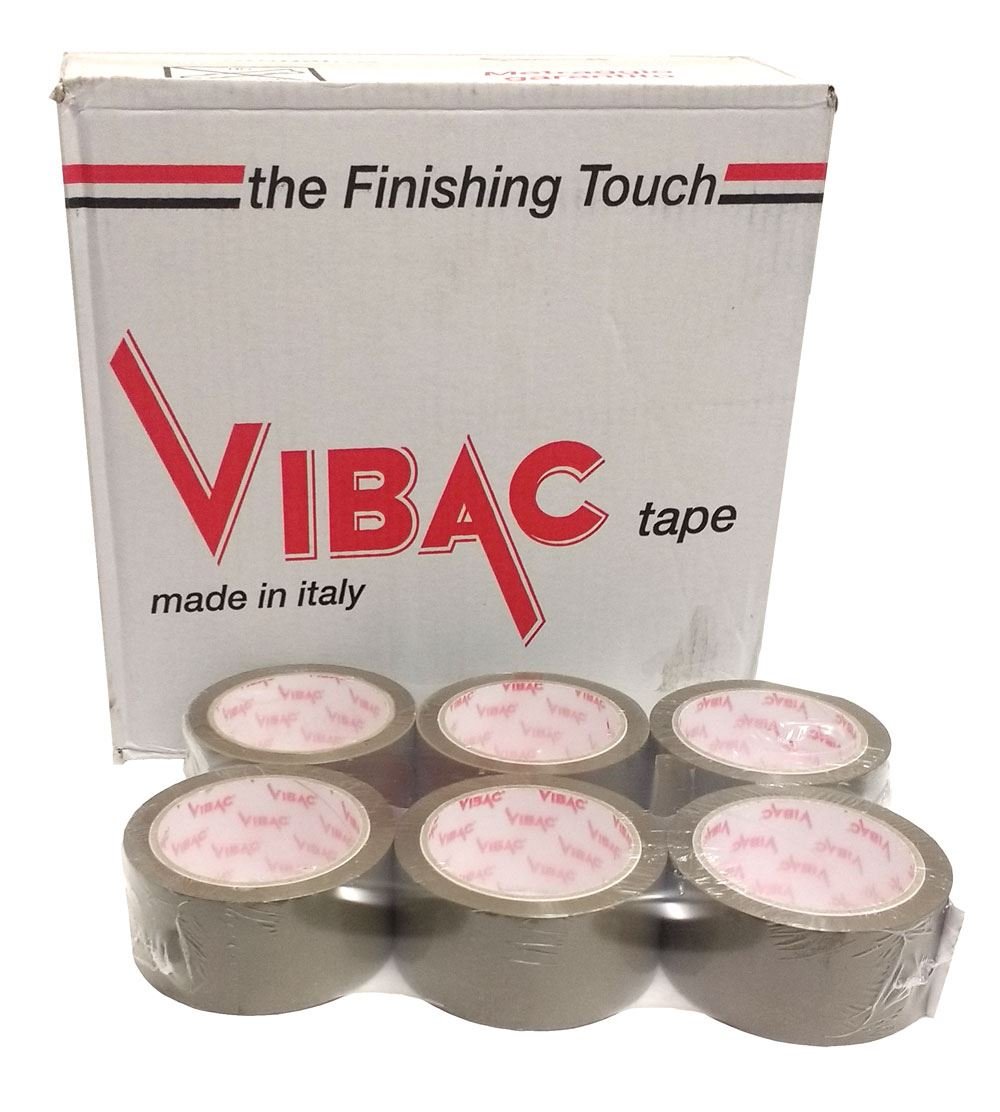 36 Rolls Vibac Strong Brown Buff Parcel Packing Packaging Tape 48mm x 66mm