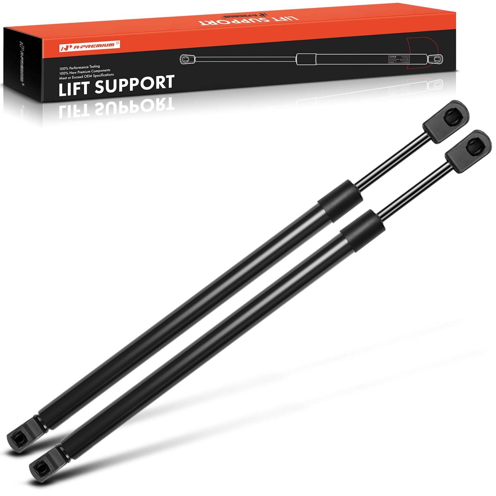 A-Premium Roof Pack Lift Supports Shock Struts Compatible with Select Nissan Models - 2005-2015 Xterra V6 4.0L Sport Utility, Fits the Roof Rack (2PC Set)