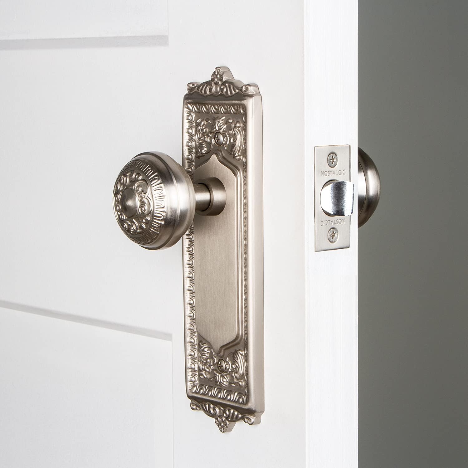 Nostalgic Warehouse Egg & Dart Door Knob with Plate