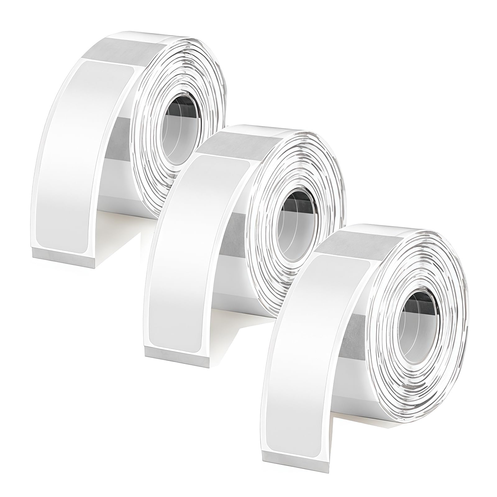 480Pcs Clear Thermal Label for Printer 12x40mm Water Resistant Adhesive Labels Sticker for Glass Metal Ceramic Label Paper