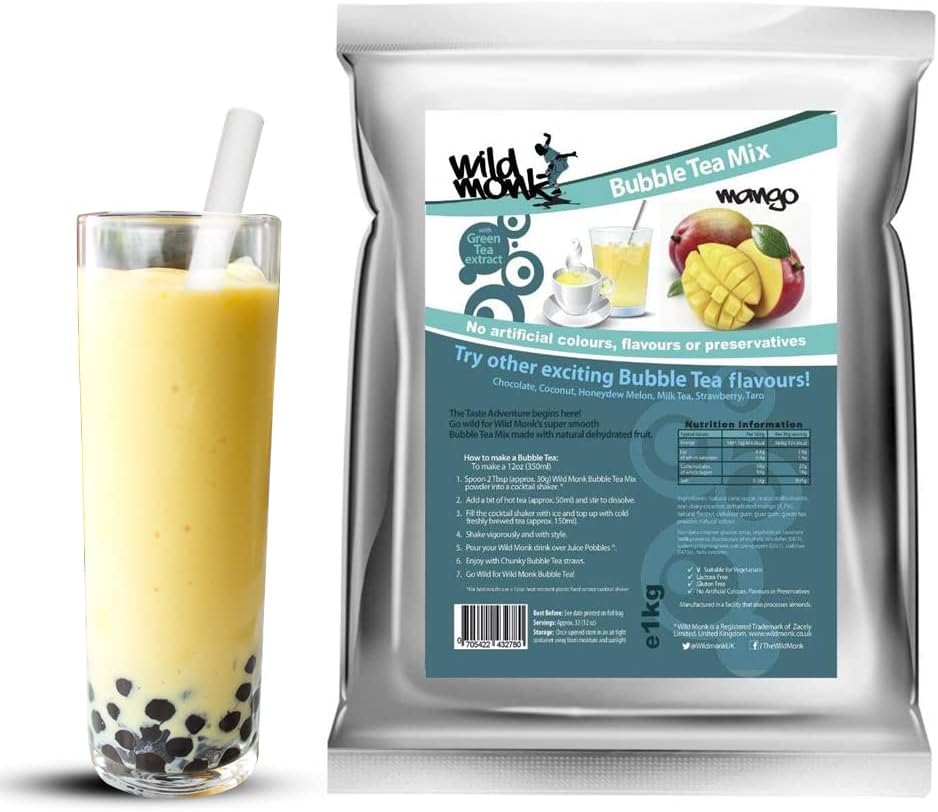 1kg Mango Bubble Tea Mix WILD MONK
