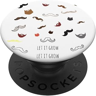 Let It Grow Beard Mustaches Growing Motivational Gift