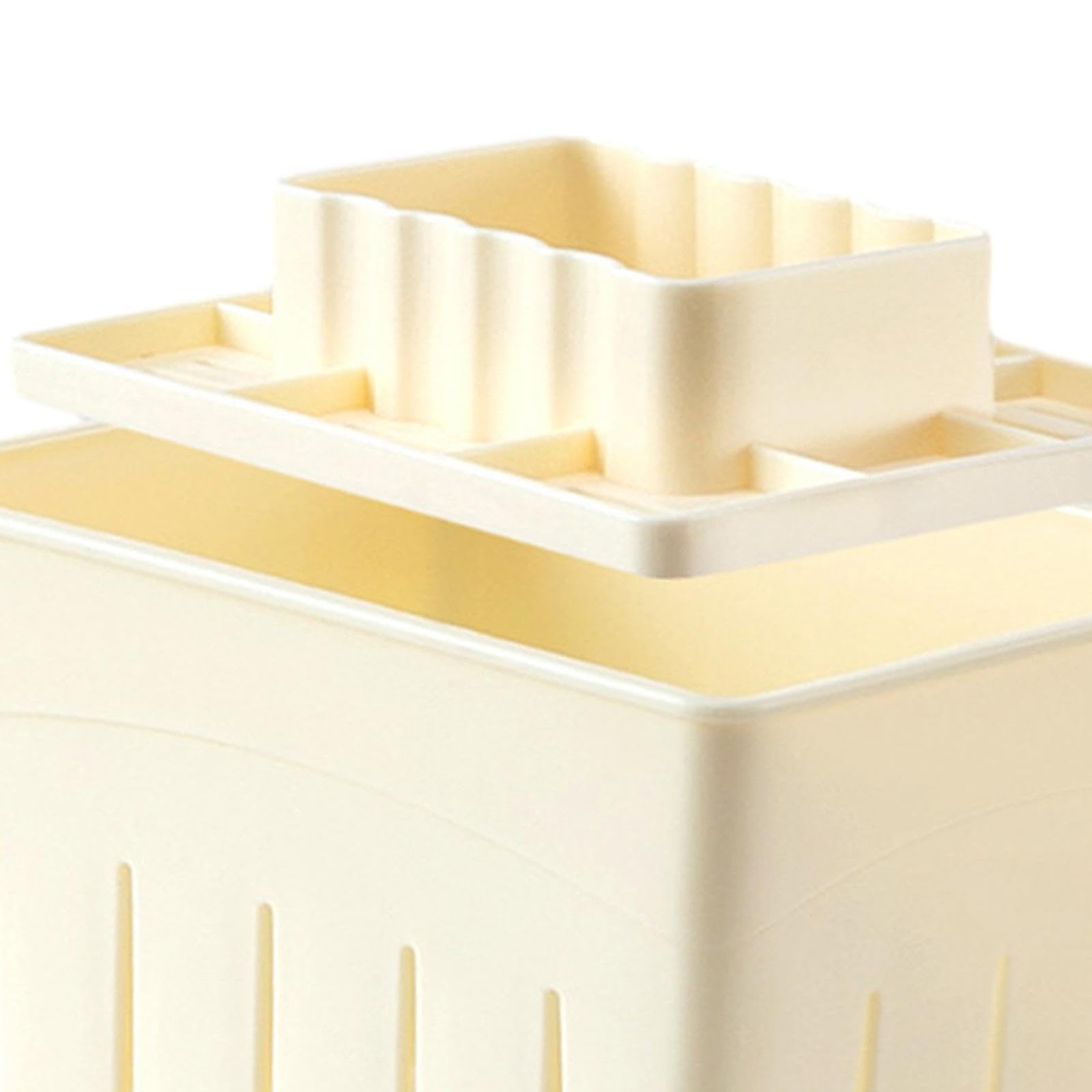 Qianly Tofu Press Box Tofu Pressing Tool Household Kitchen Tools DIY Self Made Vegan Tofu Presser for Cheese Home Kitchen, S