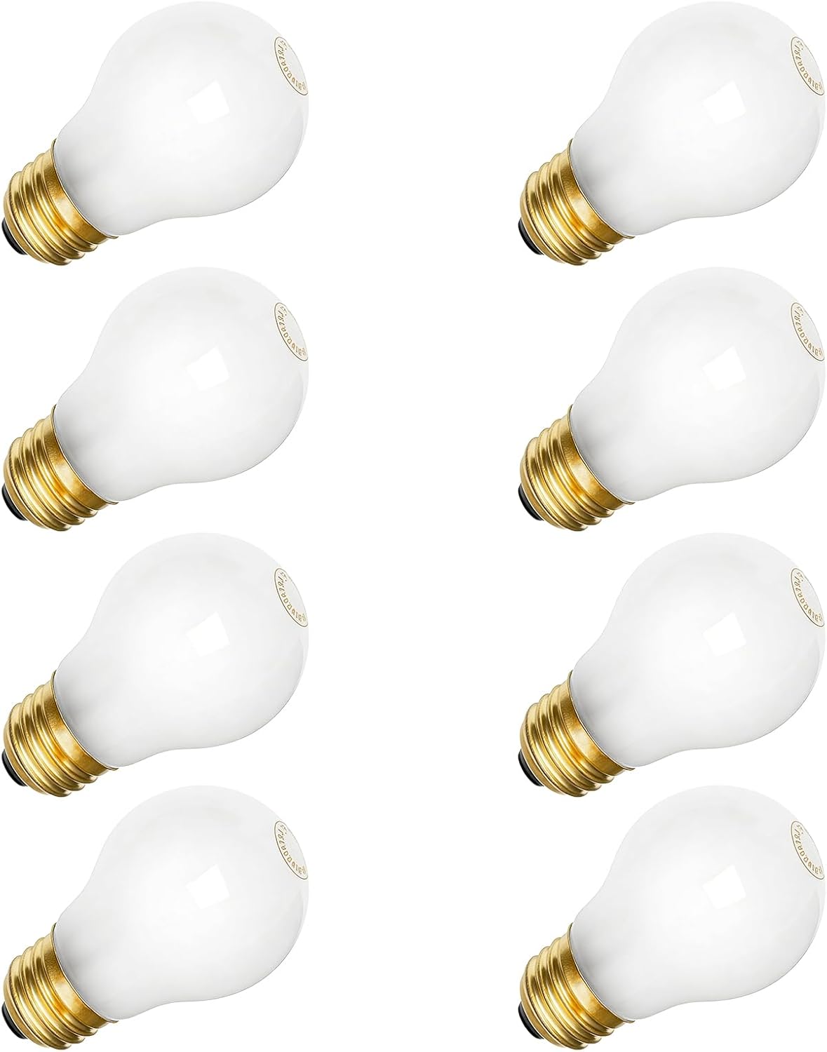 02.30.265.00 Food Warming Heat Lamp Bulbs Compatible with Hatco Oven Heat 40 Watt Light Bulb 120V A15 E26 Screw Base High Temp 8 Packs