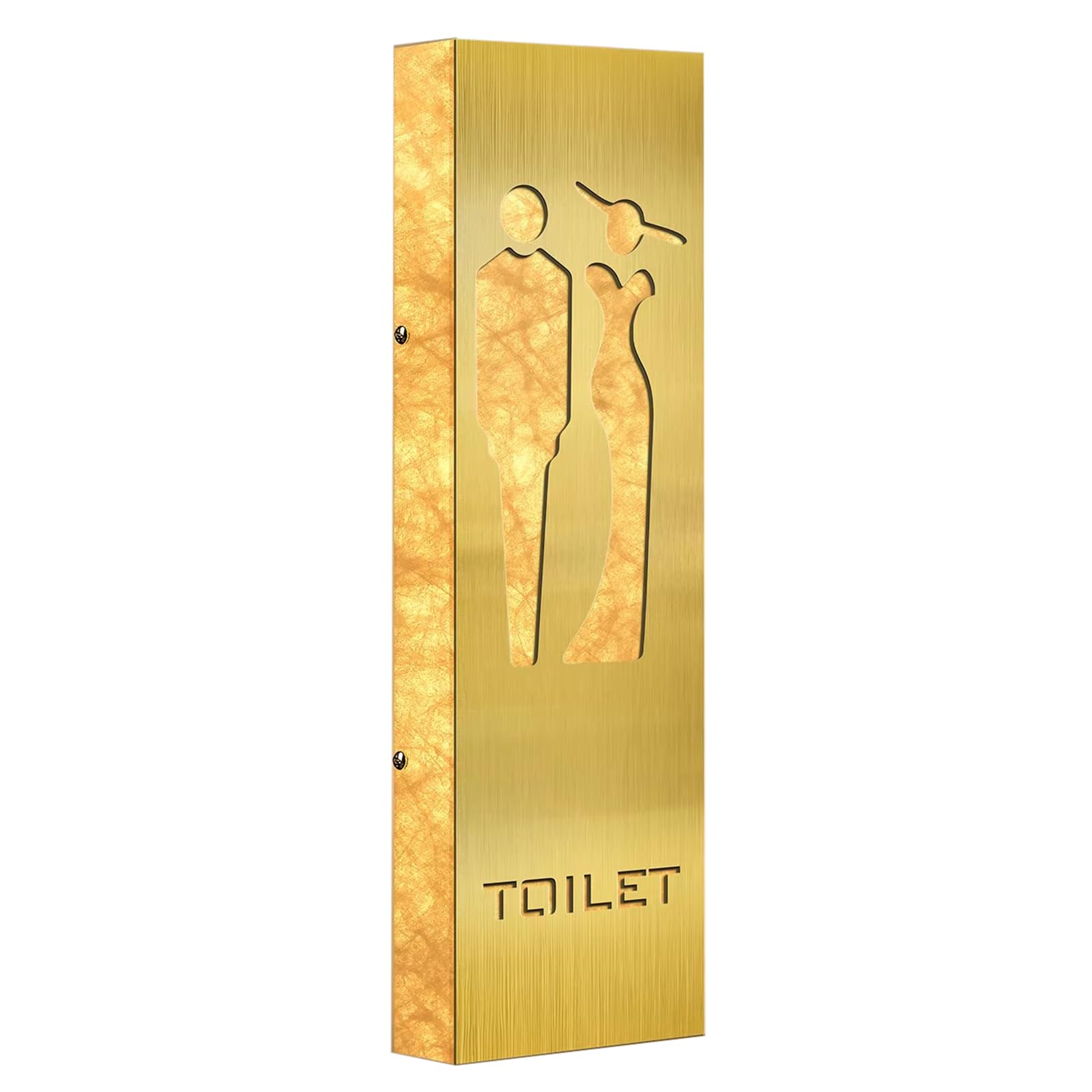 Letrero LED de baño para mujeres/hombres, luz de color ajustable, decoración de pared para baño, negocios, bar, tienda, hotel, centro comercial, decoración de supermercado