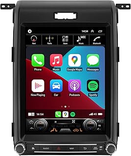 Car Radio for Ford F150 2013 2014, Android 12 .0 Carplay Android Auto 12.1 Inch Head Unit Multimedia Player Built-in DSP Bluetooth WiFi 4+64G Air Conditioning Control SWC Free AHD Backup Camera