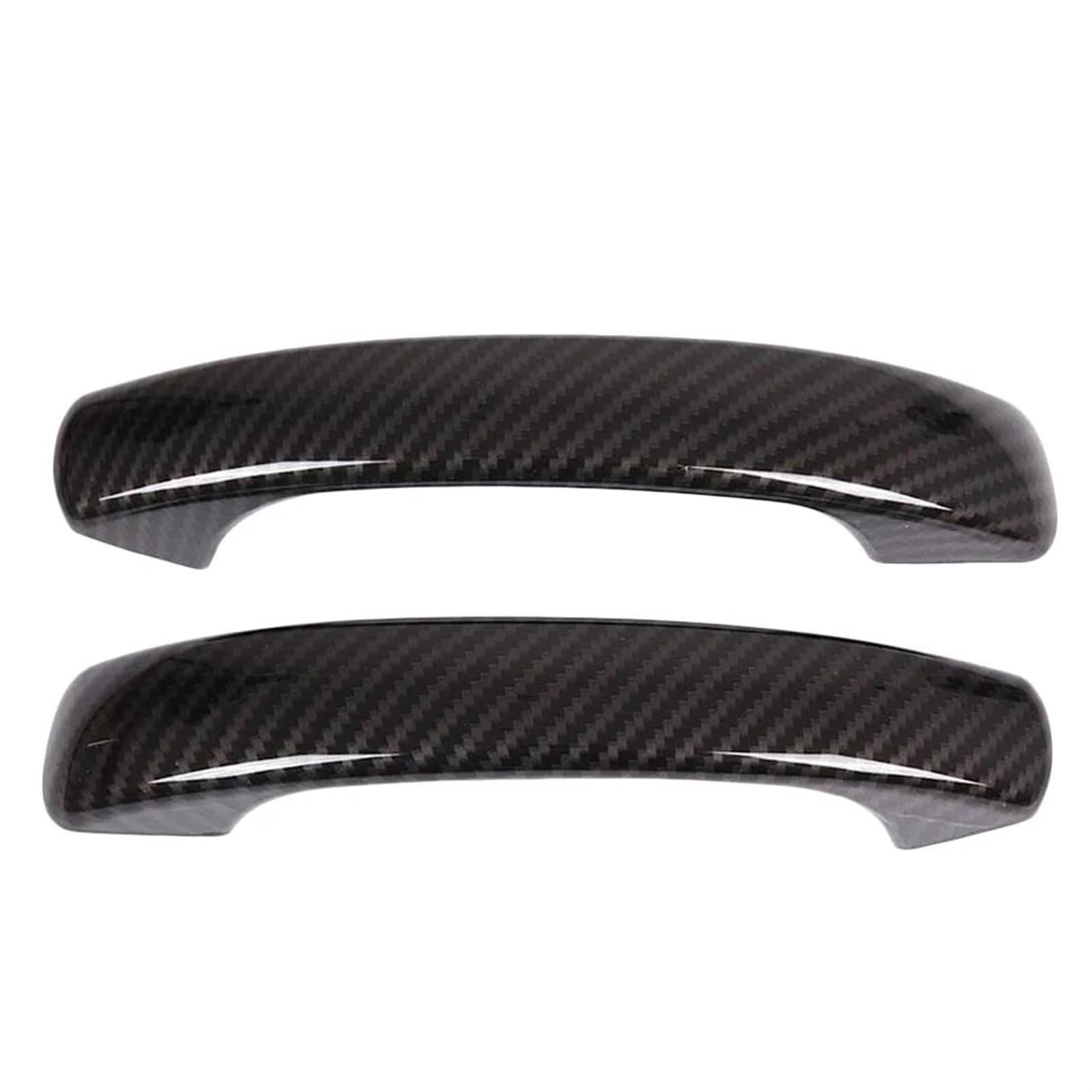 Poignées de porte de voiture en fibre de carbone pour Smart Fortwo 451 accessoire ABS