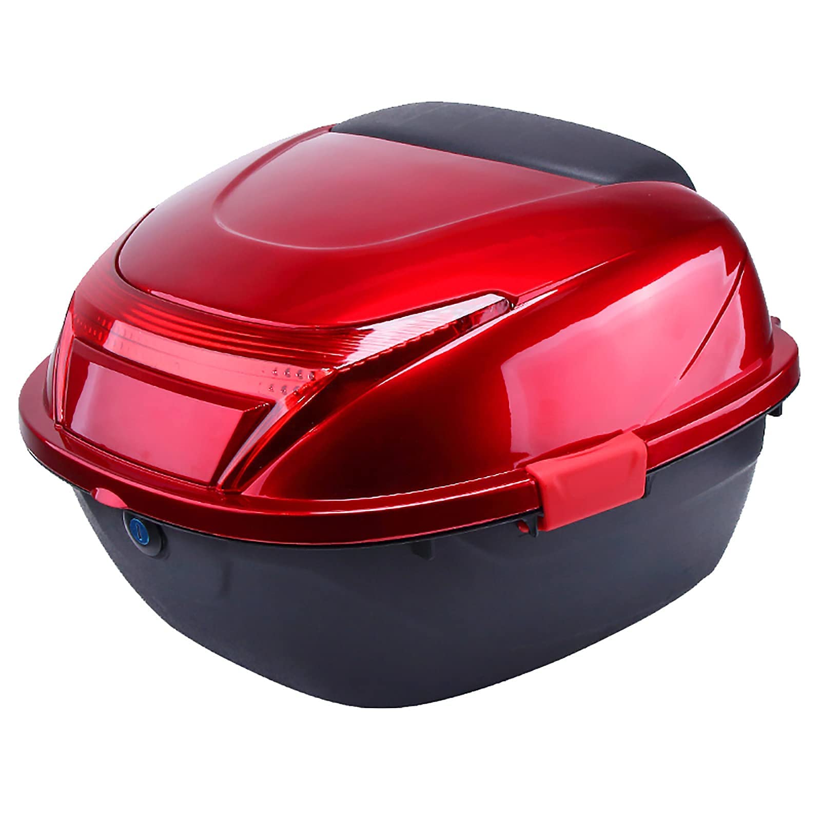 Coffre de moto universel top case pour scooter et rangement de bagages arrière