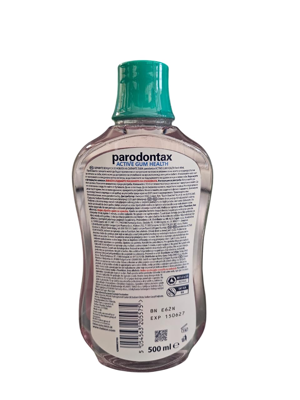 Parodontax Płyn do płukania jamy ustnej bez alkoholu - 500 ml