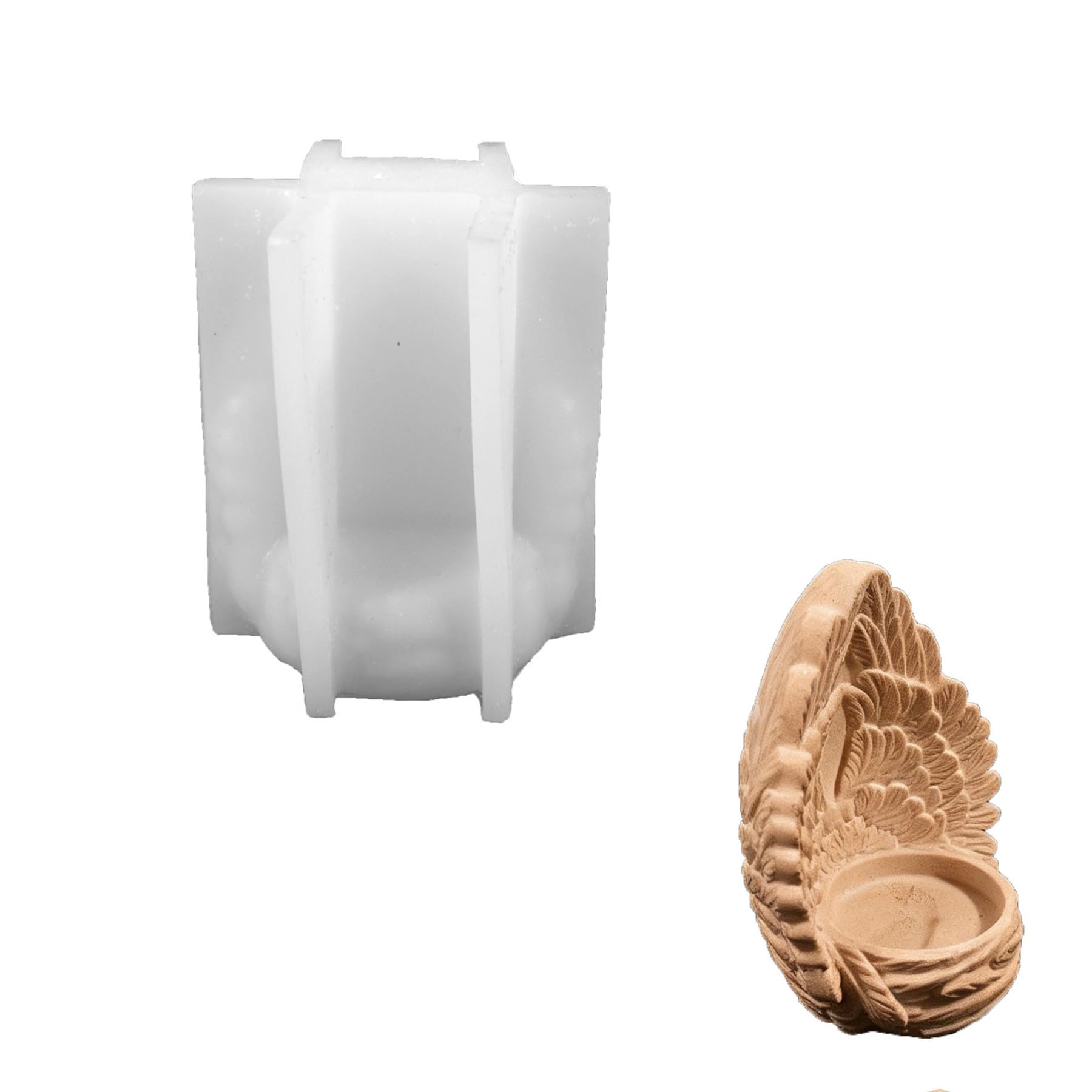 Kaeltsyn Silicone Angelic Wing Artistics Home Decoration Fragrances Holders Gift Ideas Soap Crafting
